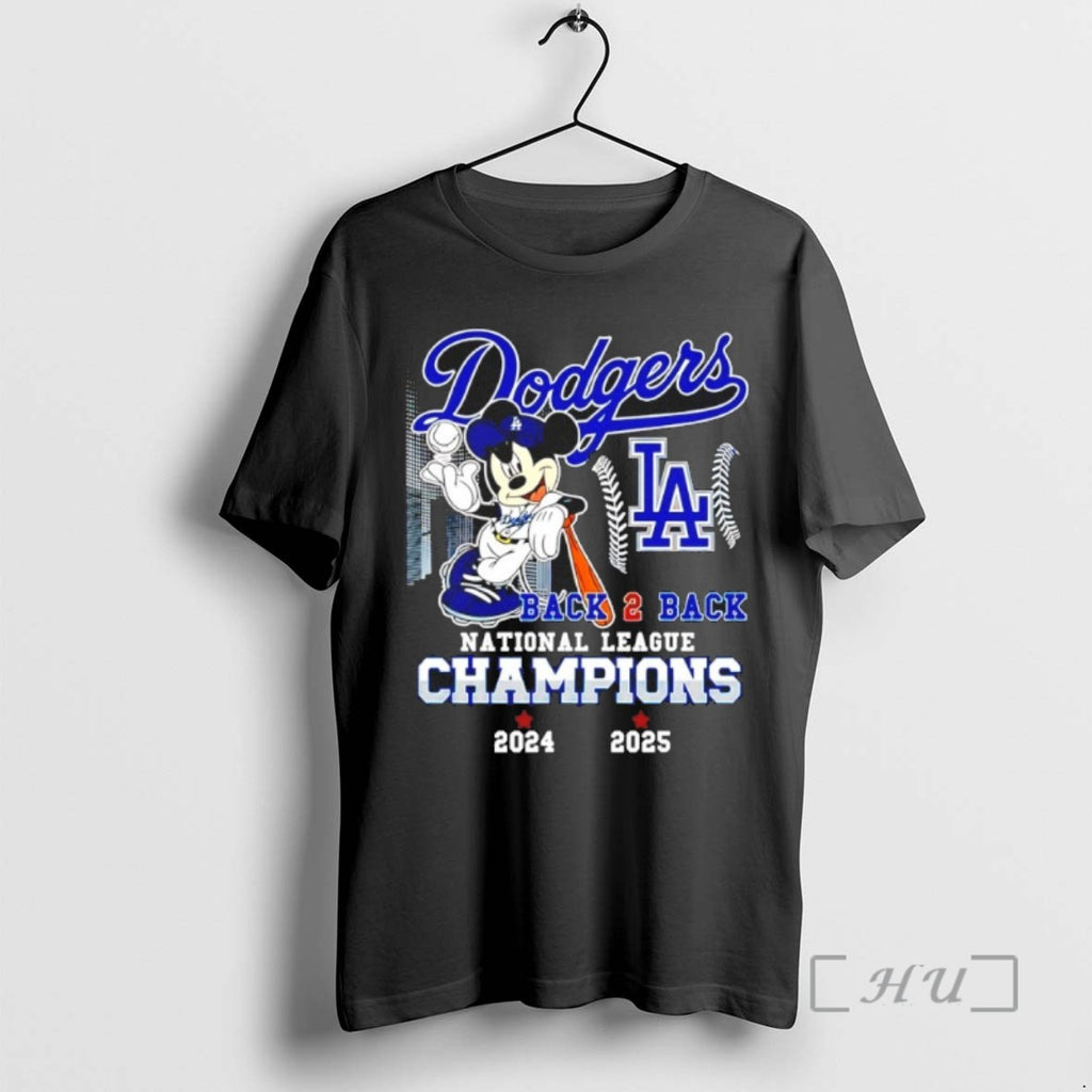 Trending Los Angeles Dodgers 2025 National League Champions Back 2 Back Tee Shirt Sweater