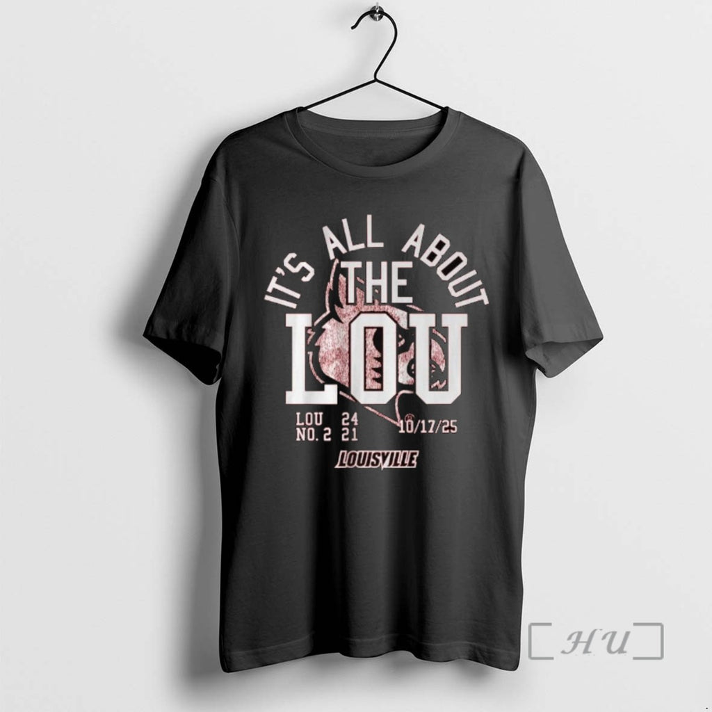Trending Louisville Football Its All About The Lou Long Sleve Tee Shirt Sweater