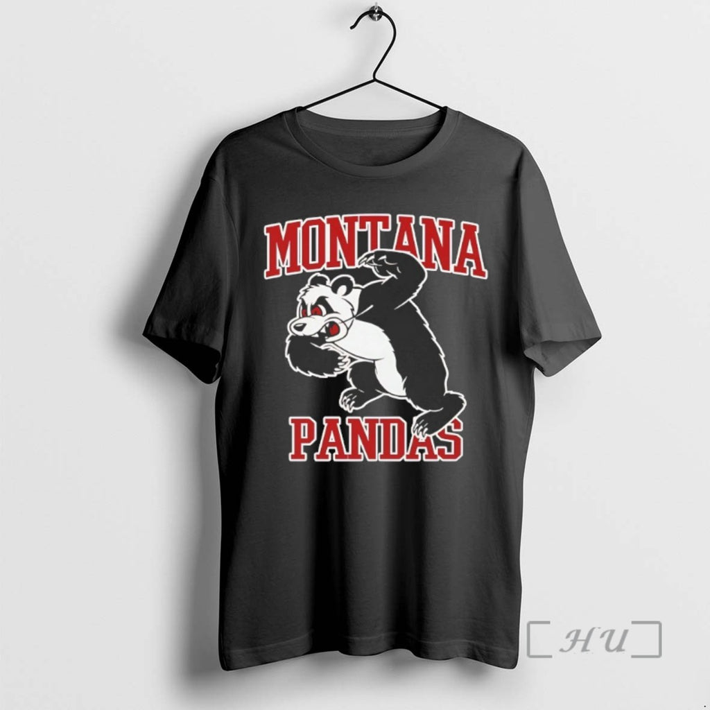 Trending Montana Pandas Mascot Logo College Sports Team Tee Shirt Sweater