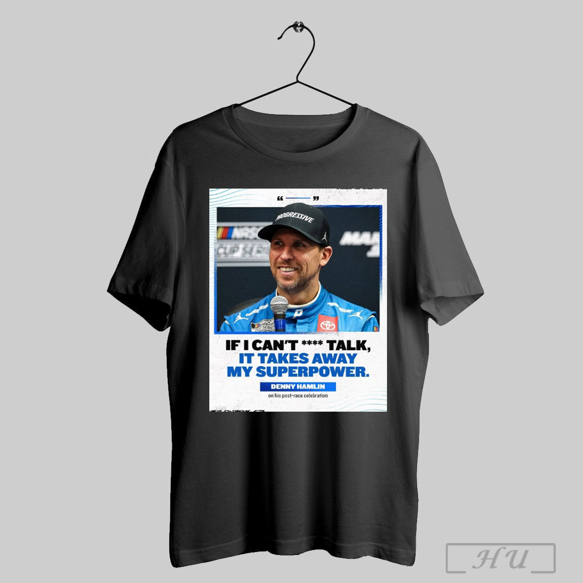 Trending Nascar If I Cant Talk It Takes Away My Superpower Denny Hamlin On His