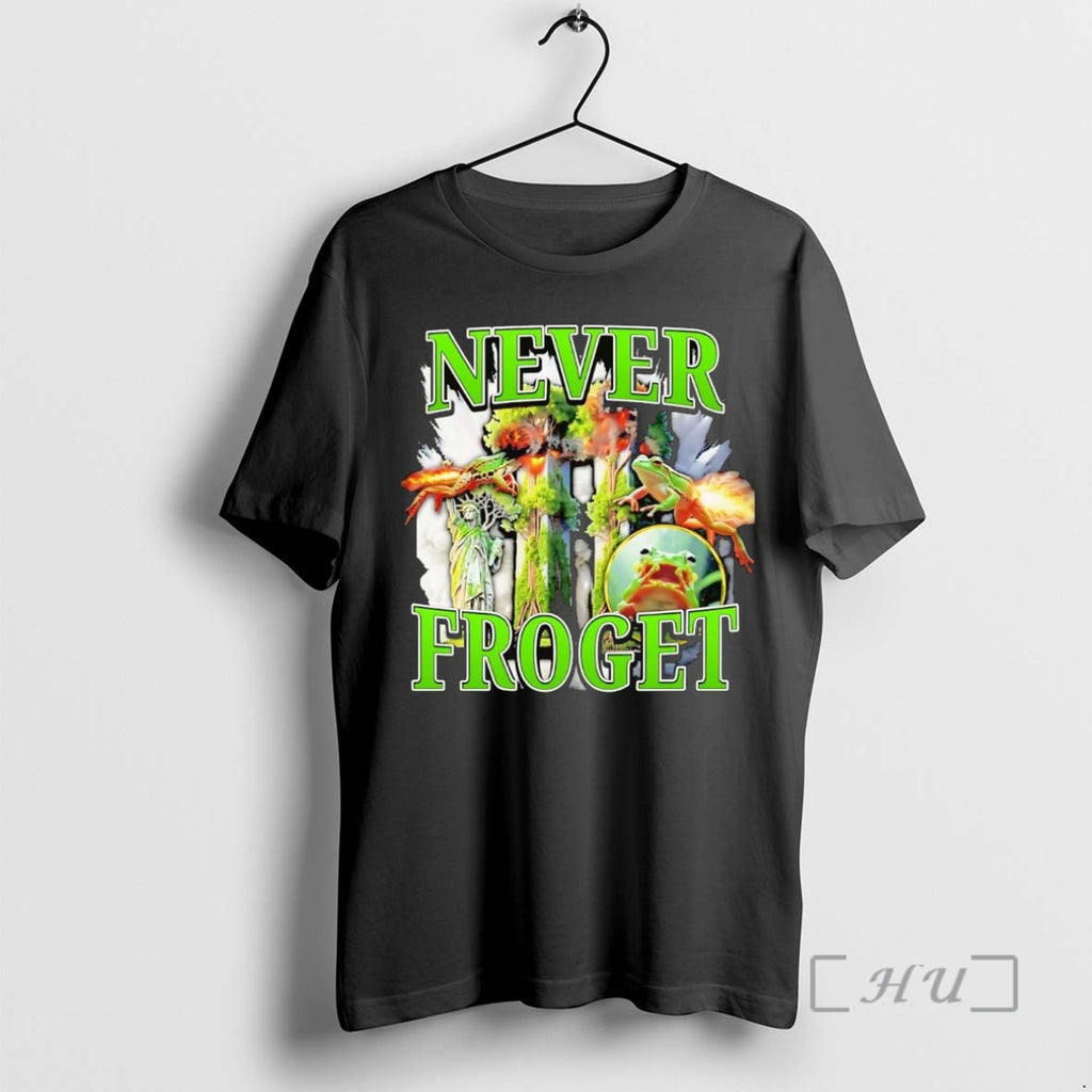 Trending Never Froget Frog Forest Tee Shirt Sweater
