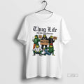 Trending Portland Frog Thug Life Free Portland Crew 2025 Graphic Tee Shirt Sweater