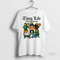 Trending Portland Frog Thug Life Free Portland Crew 2025 Fuck Ice Melt Ice Graphic Tee