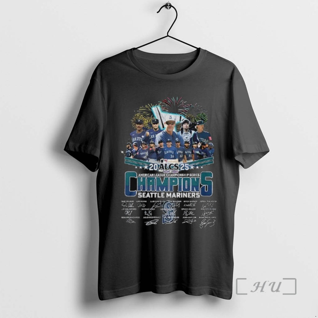 Trending Seattle Mariners 2025 American League Championship Series Champions Alcs Mlb Tee Shirt Sweater