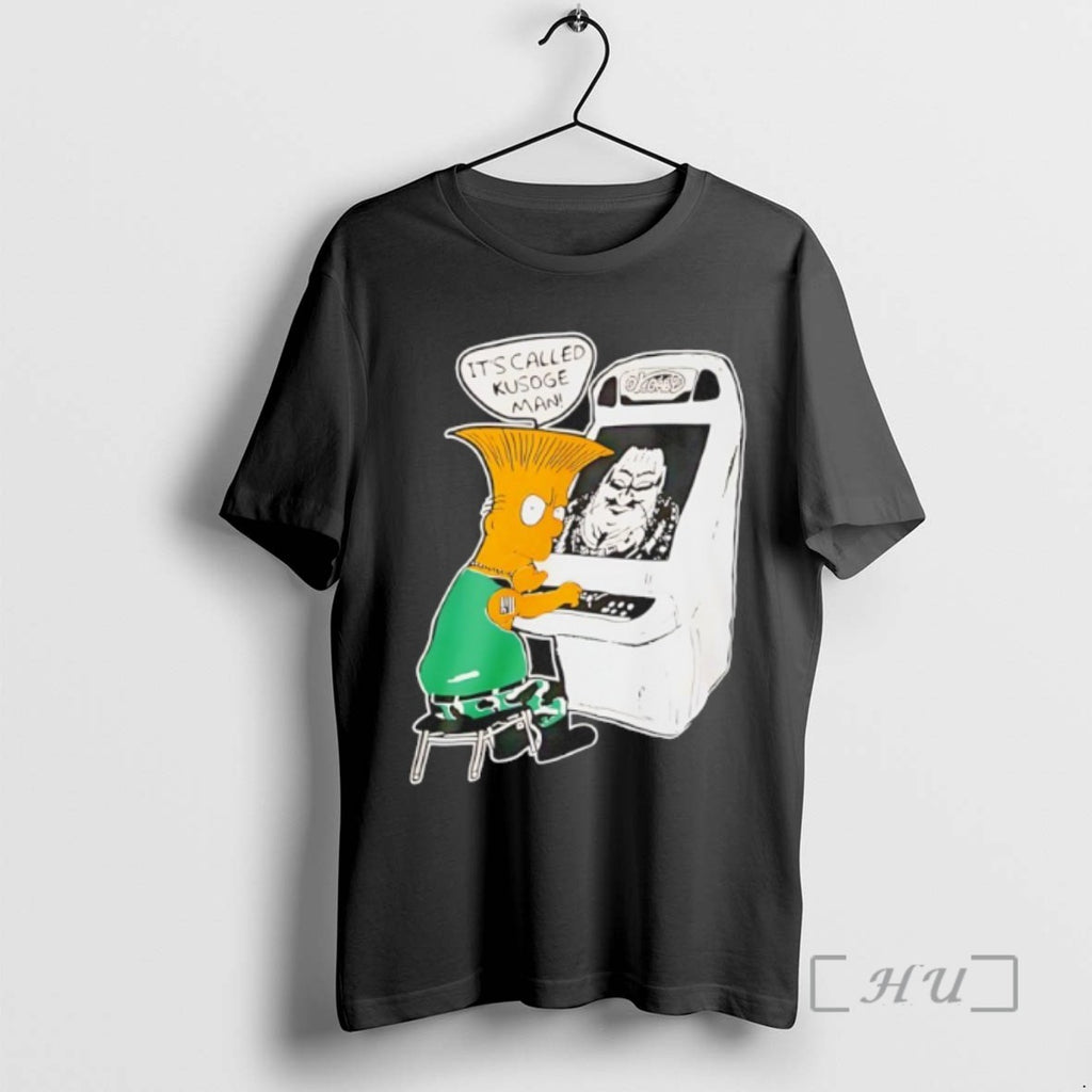 Trending Simpsons Its Called Kusoge Man Tee Shirt Sweater
