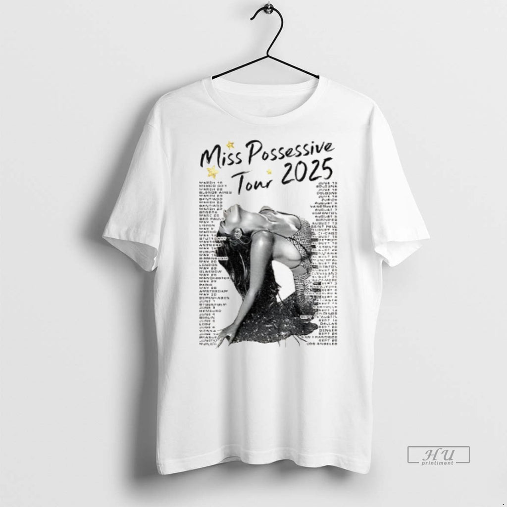 Trending Tate Mcrae Singer Posing Miss Possessive Tour 2025 Vintage Graphic Tee Shirt Sweater