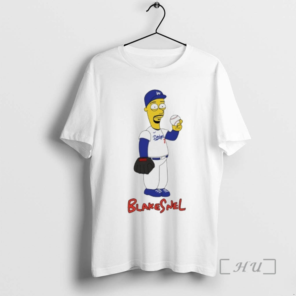 Trending The Simpsons X Blake Snell Los Angeles Dodgers Tee Shirt Sweater