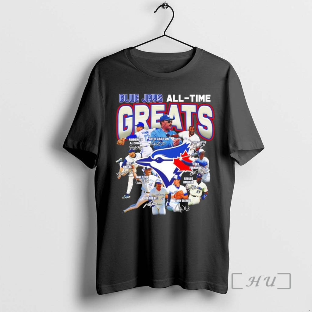 Trending Toronto Blue Jays All Time Greats Signatures Tee Shirt Sweater