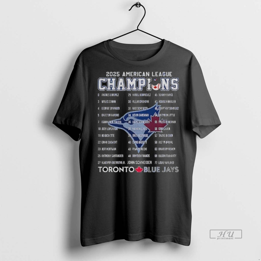 Trending Toronto Blue Jays Mlb Baseball 2025 American League Champions Series Graphic Tee Shirt Sweater