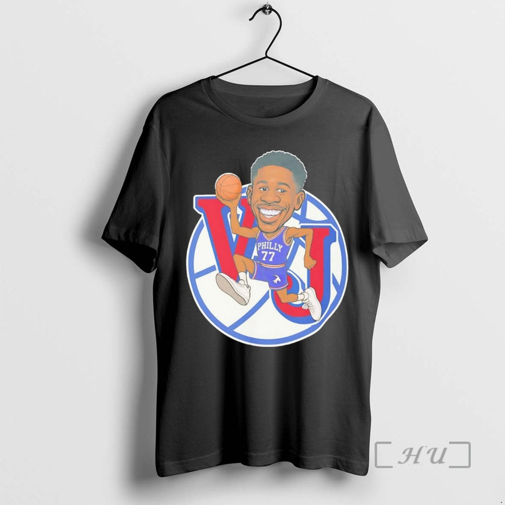 Trending Vj Edgecombe Rookie Caricature Philadelphia 76ers T Shirt Sweater