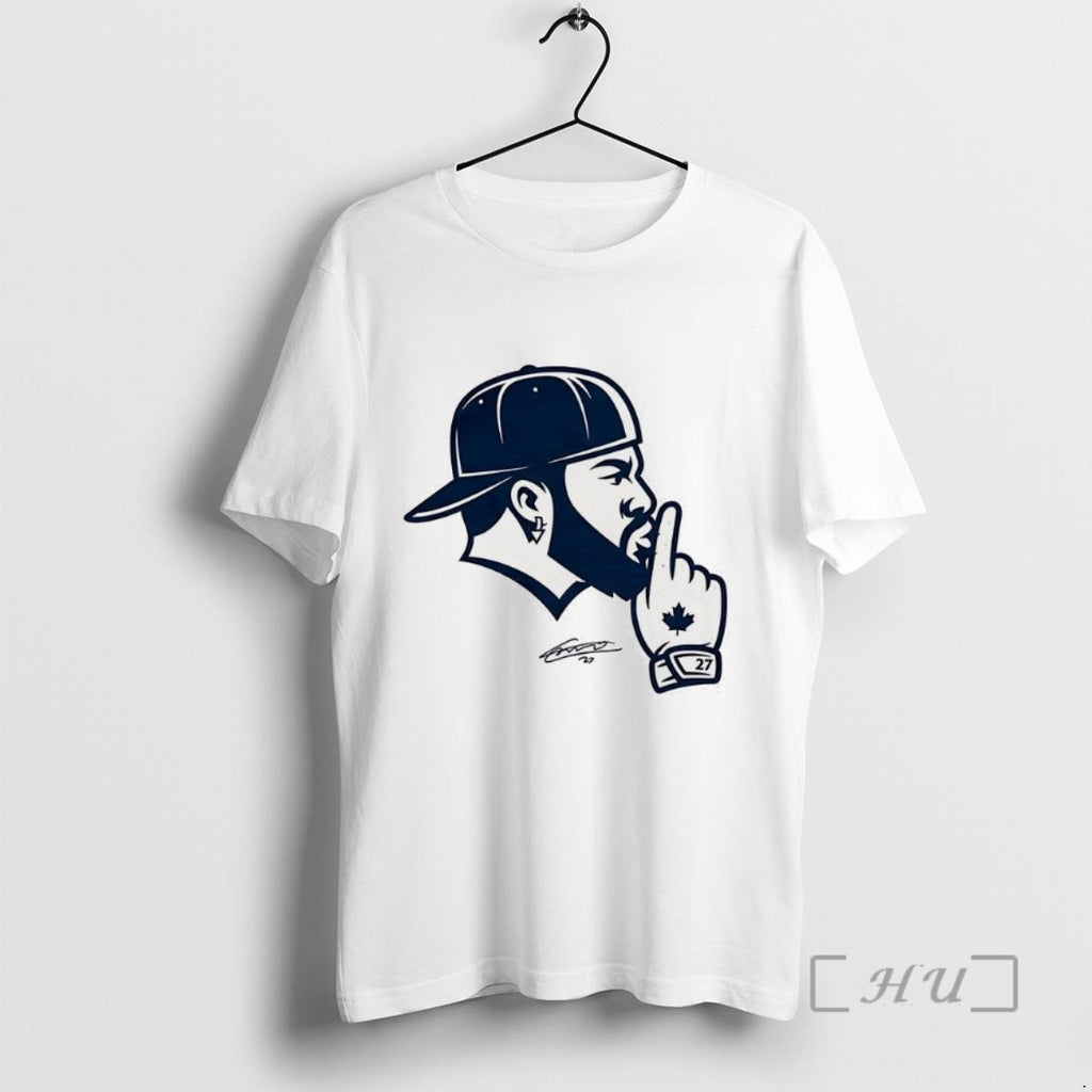 Trending Vladimir Guerrero Jr Toronto Blue Jays Baseball Vladdy Shush Signature Tee Shirt Sweater