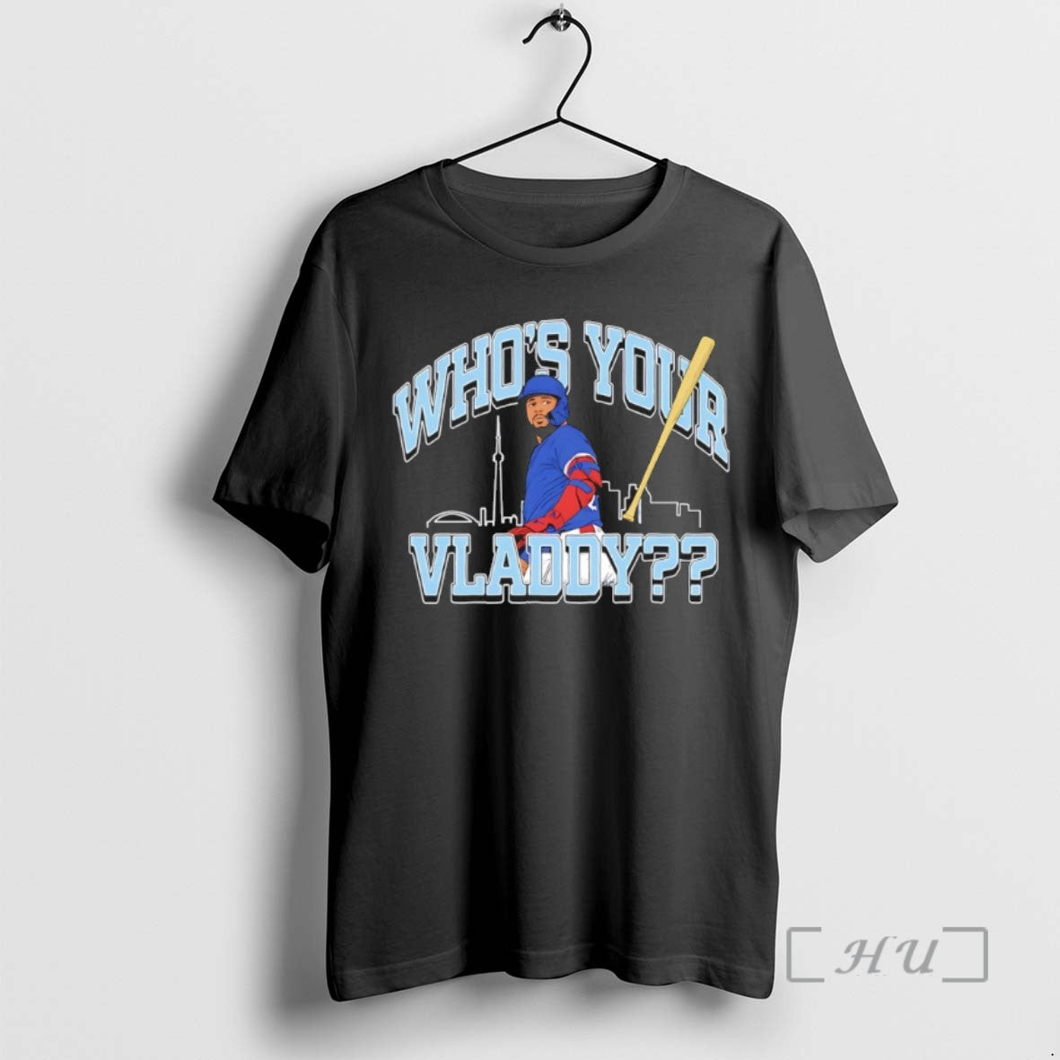 Trending Whos Your Vladdy Toronto Baseball City Skyline Tee Shirt Sweater