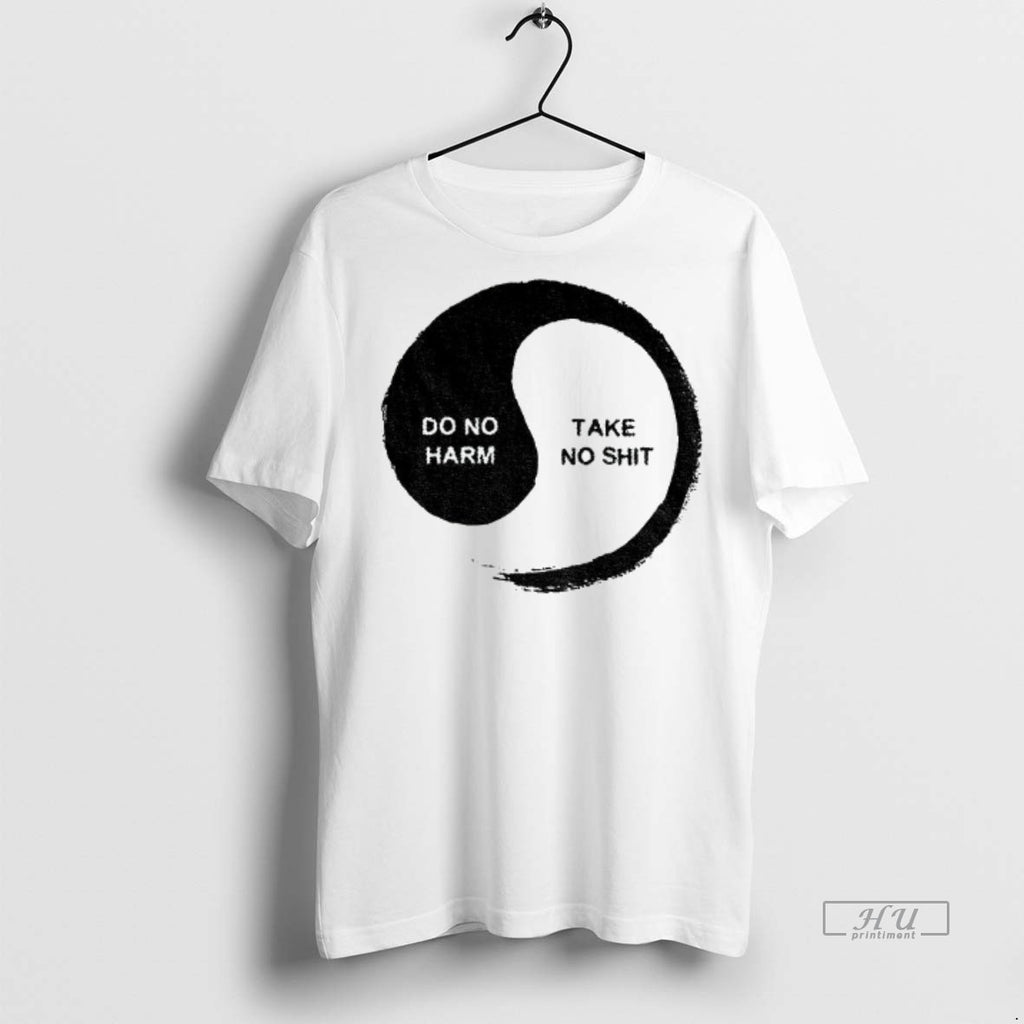 Trending Yinyang Do No Harm Take No Shit Graphic Tee Shirt Sweater