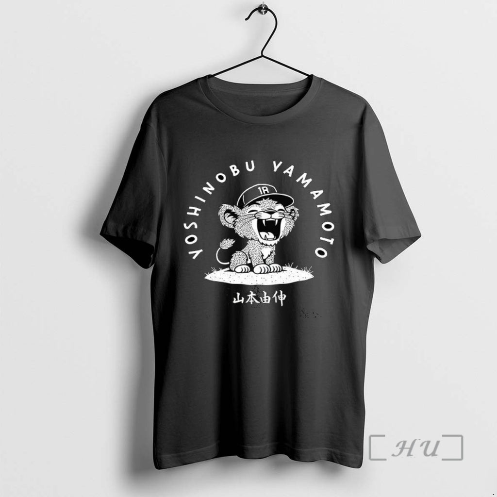 Trending Yoshinobu Yamamoto Los Angeles Dodgers Baseball Baby Lion Tee Shirt Sweater