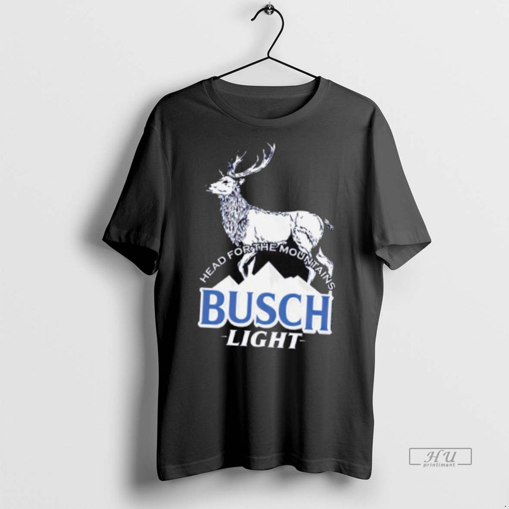 Trending Busch Light Head For The Mountains Graphic Tee Shirt Sweater