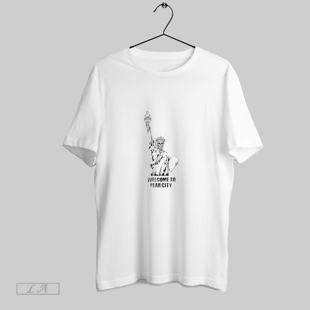 Welcome To Fear City Statue Of Liberty Skeleton