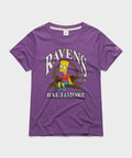 Women's The Simpsons Bart x Baltimore Ravens
