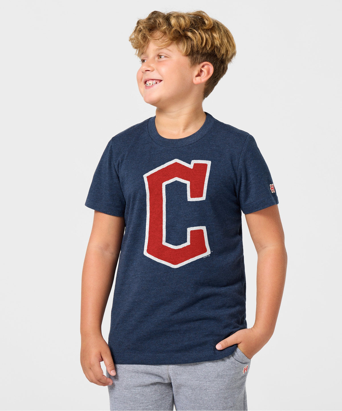Youth Cleveland Guardians Cap Logo '22