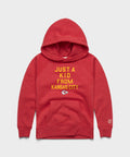 Youth Kansas City Chiefs Just A Kid From Kansas City Hoodie