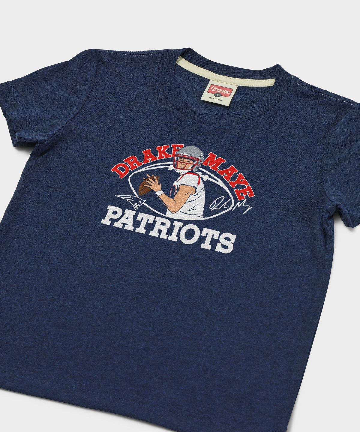 Youth Patriots Drake Maye Signature