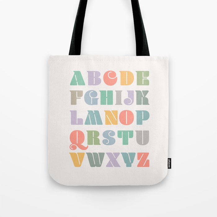 ABCs - Alphabet Tote Bag