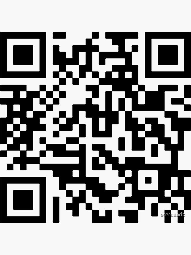 Never Gonna Give You Up QR Code by stersabriz