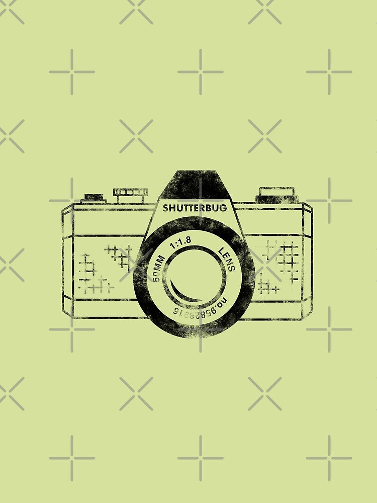 Shutterbug Vintage Camera Black by lavenderochre