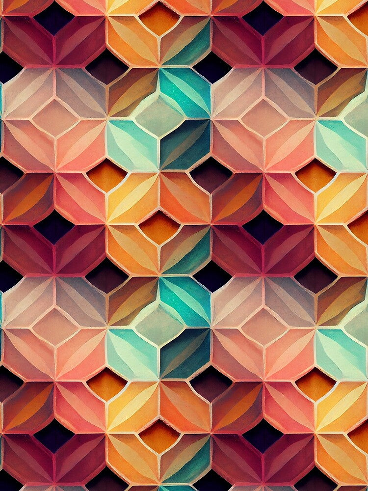 Colorful Retro Pattern by BuraxisQuotes