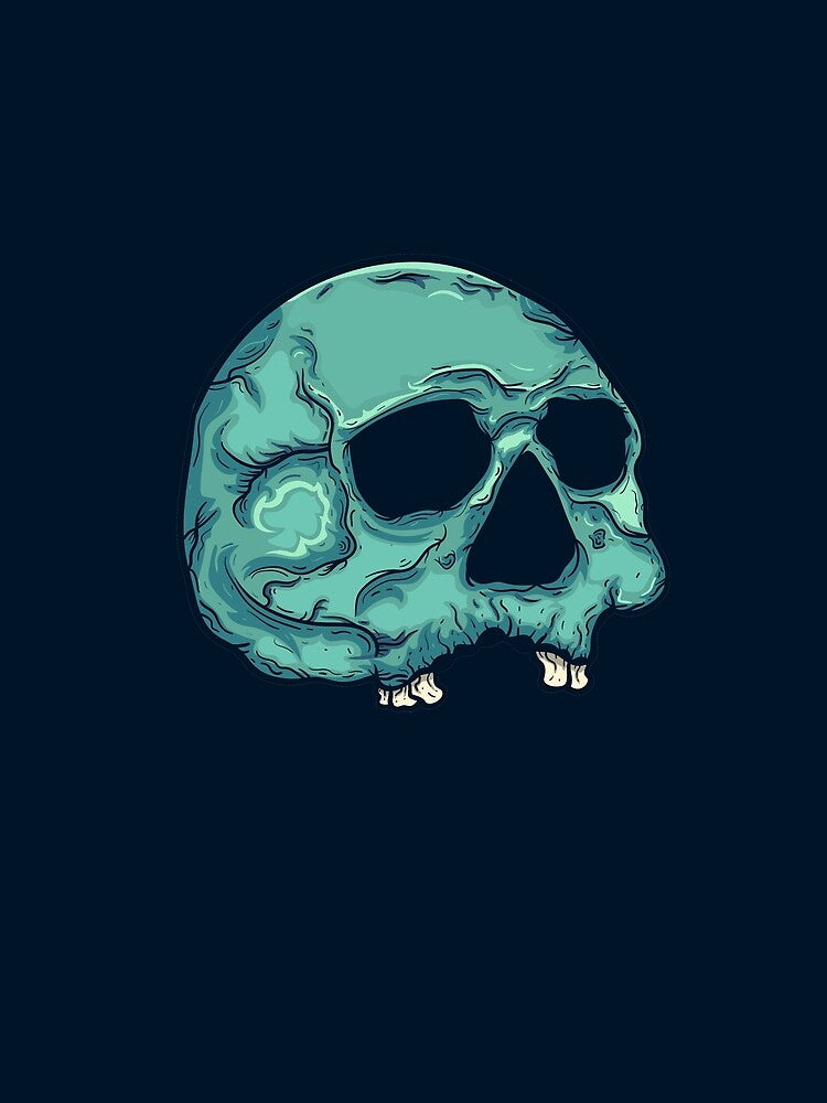 Vintage Skull Head by Dzulhan