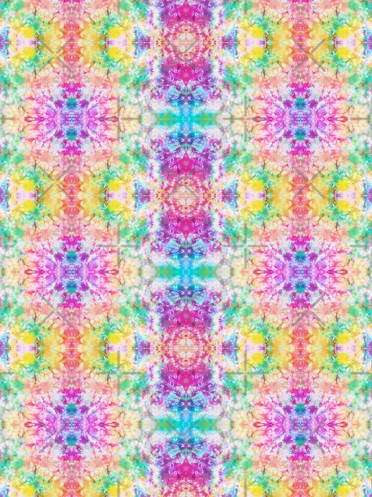 Tie Dye Rainbow Psychedelic Pattern by ShowMePride