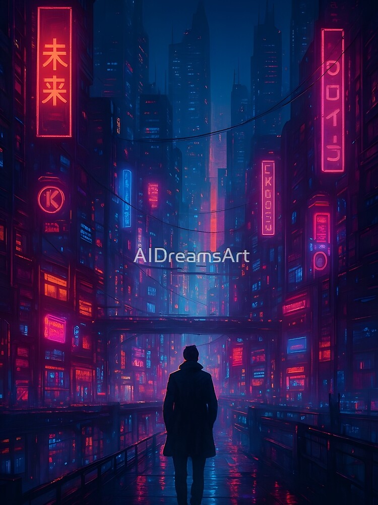 Cyberpunk Dreamscape City by AIDreamsArt