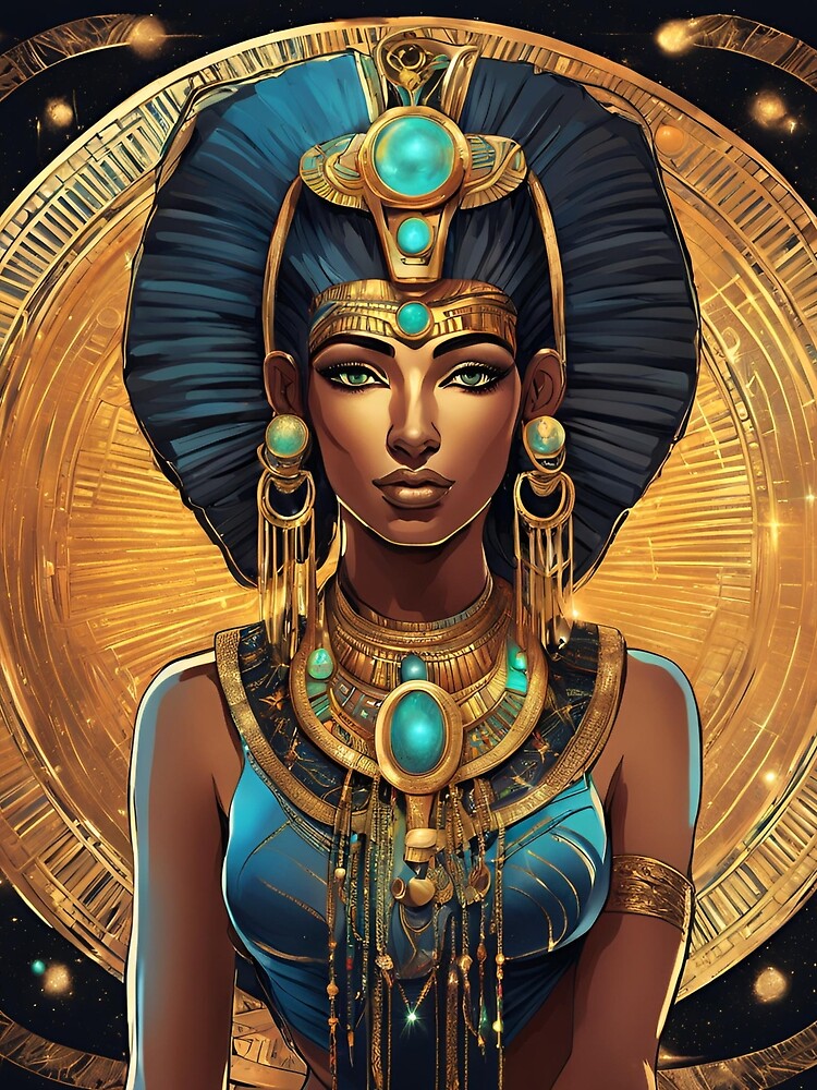 Great Egyptian Golden Goddess by Cosmic Enigma