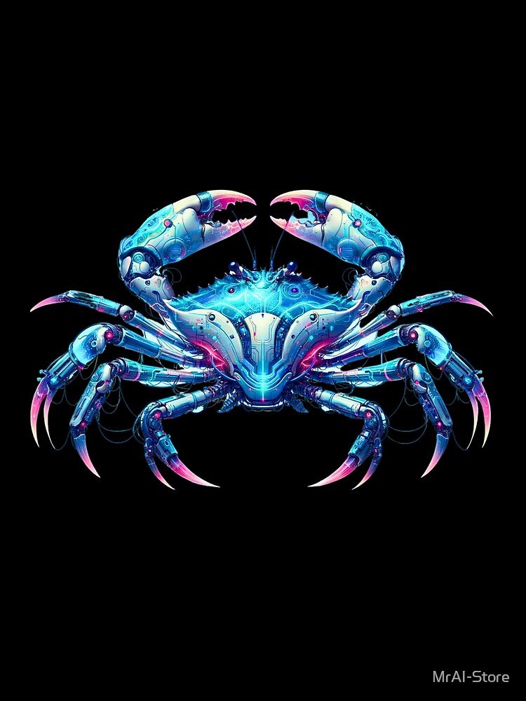 Cyber Claw - Neon Crab by MrAI-Store
