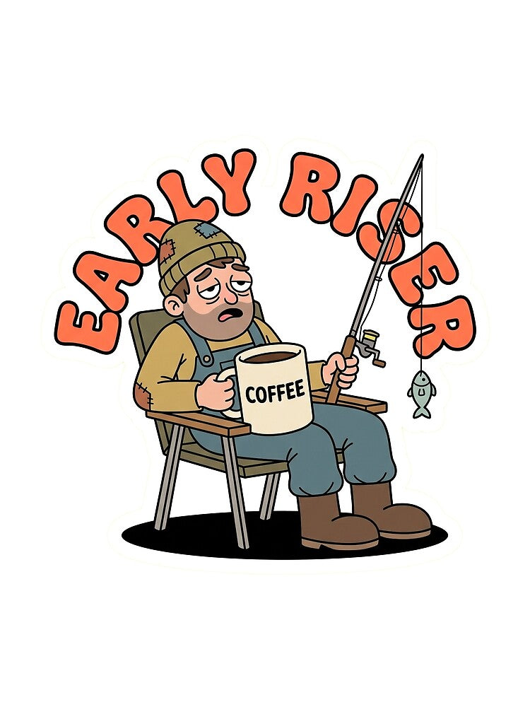 Early Riser - Morning Fisherman Coffee by LogicPulse