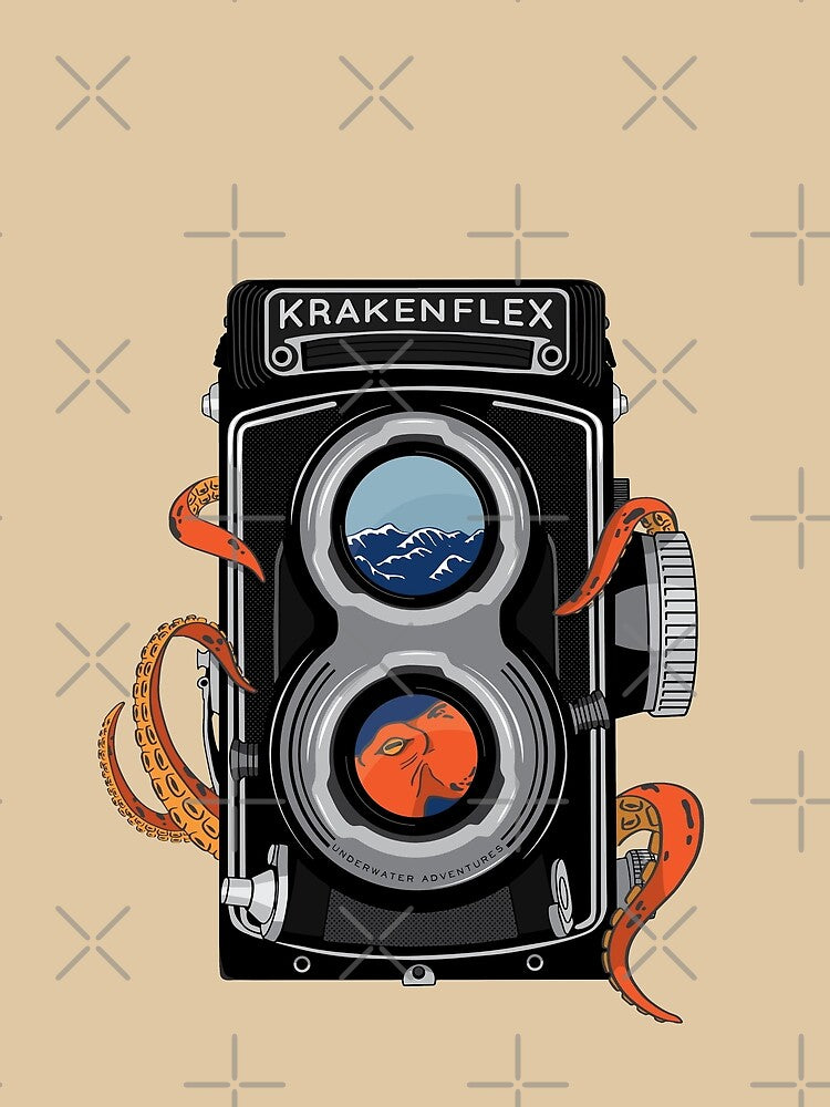 Vintage Camera Kraken by maijimenez