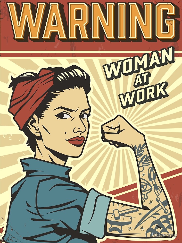Vintage Woman Work by Juliemorey
