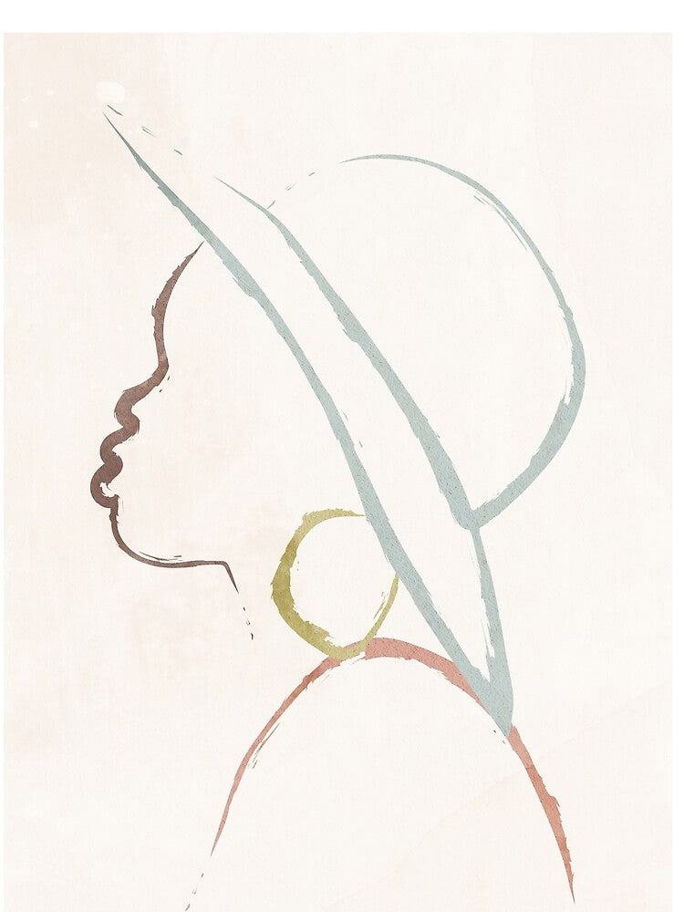 Art Woman Lines by Claudia  Dias