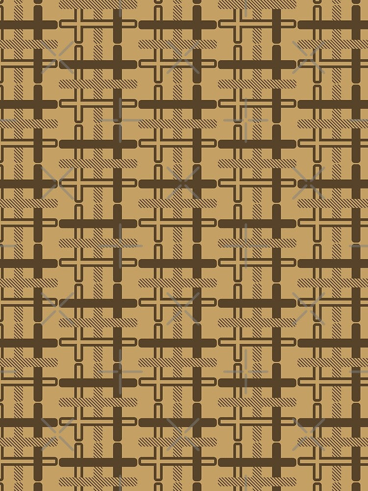 Brown Check by Binsagar