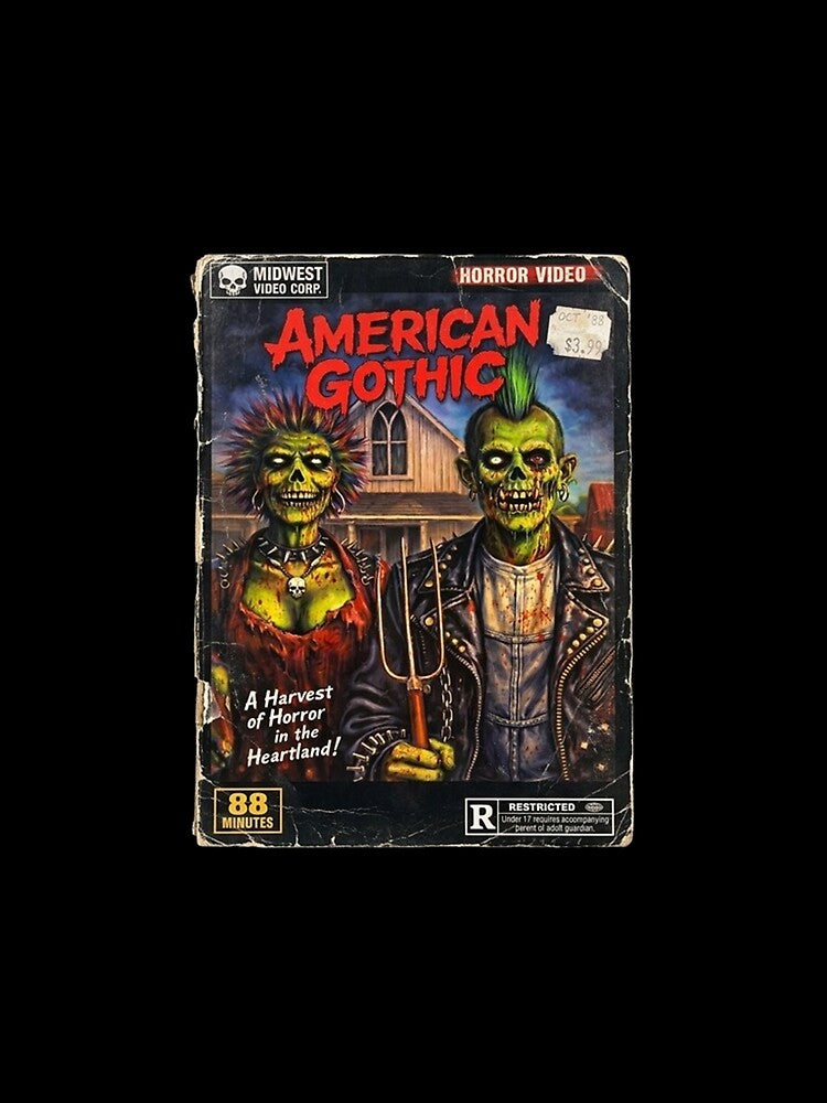 Horror Punk VHS Art by Dragonmotor Media
