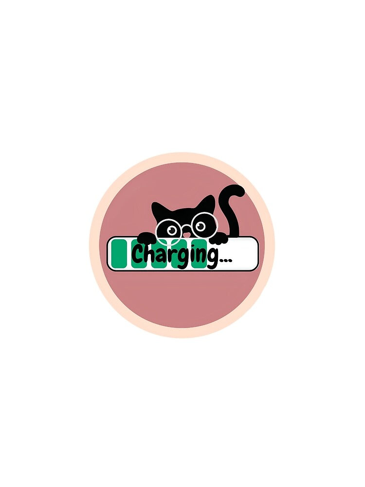 My cat is always charging me ,I am cat lover by GREENTAGs