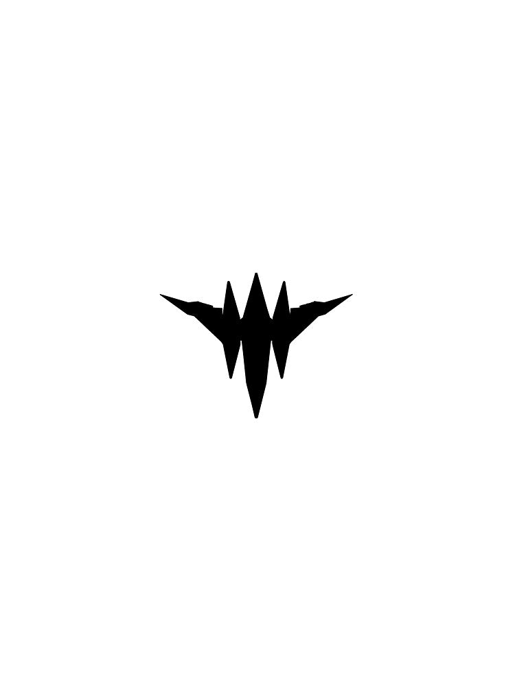 Minimal Arwing (Black) by Cyberphile