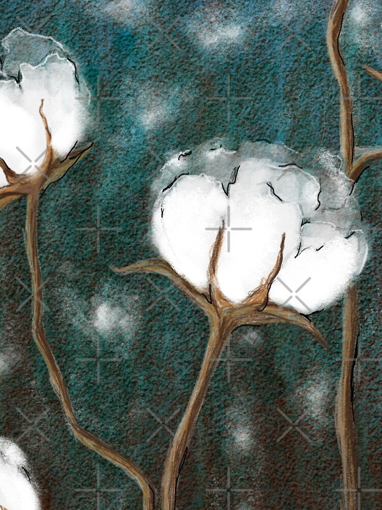 Cotton flowers by R. Leon | Aurora & Douglas