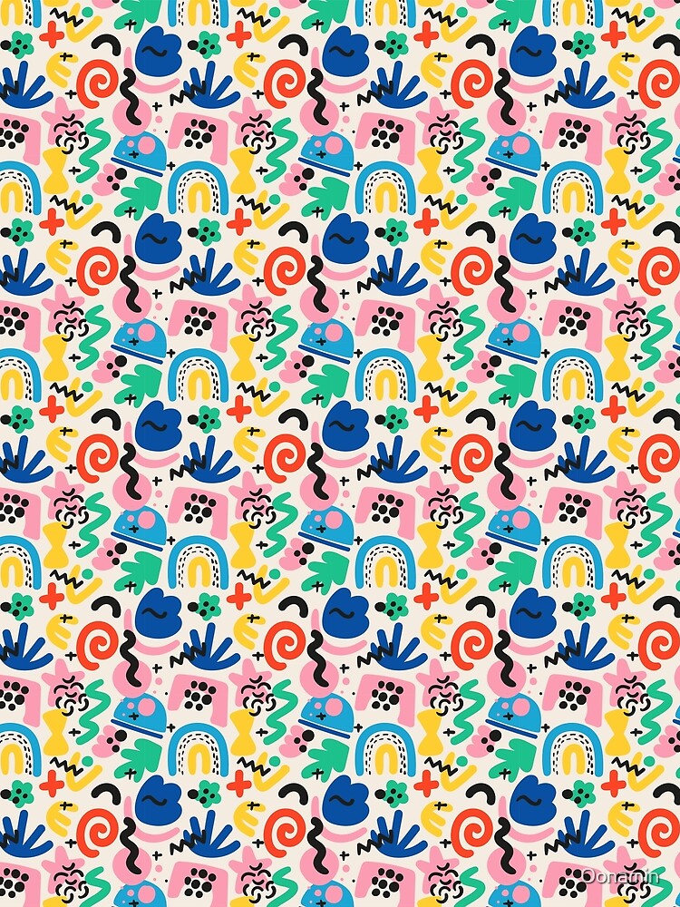 hand drawn abstract element pattern by Oonamin