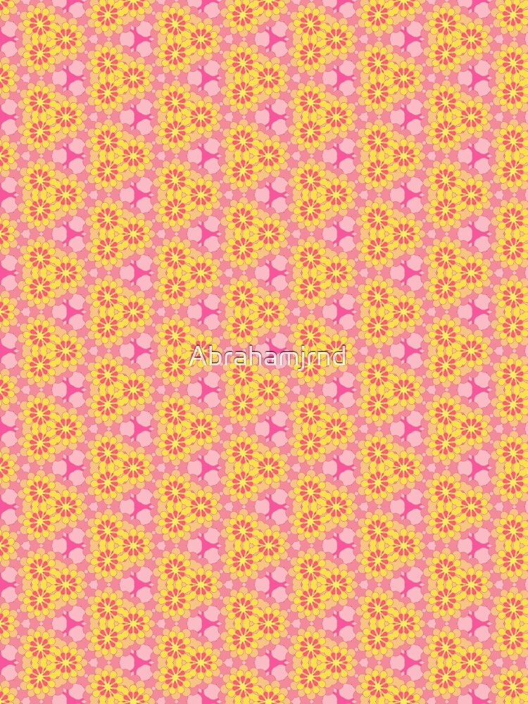 patterns colorful art flowers seamless repeat pattern by Abrahamjrnd
