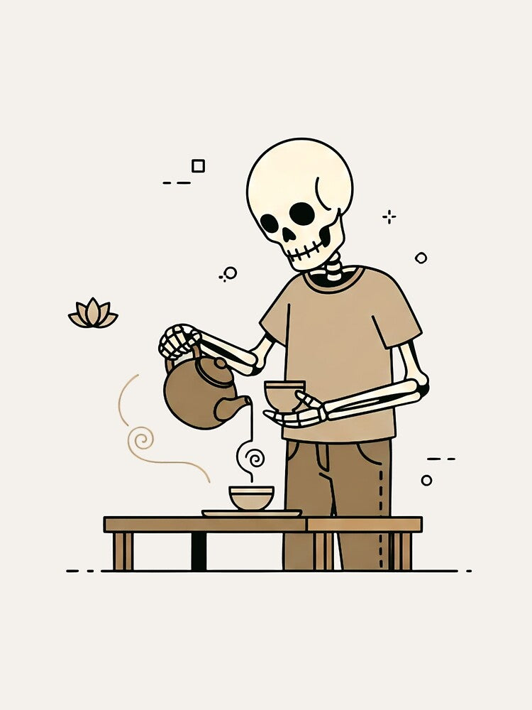 HERBALIST | Minimalist Skeleton Streetwear Art by DEADLINE.