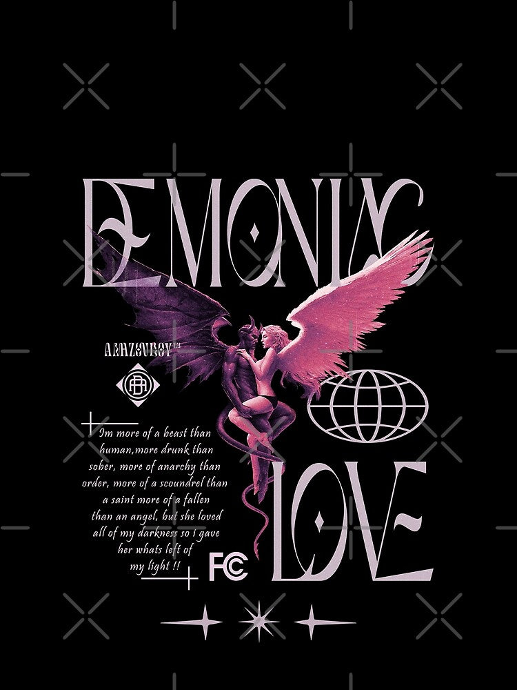 Demoniac love  Aesthetic - Vaporweave streetwear by VaporwaveStreet