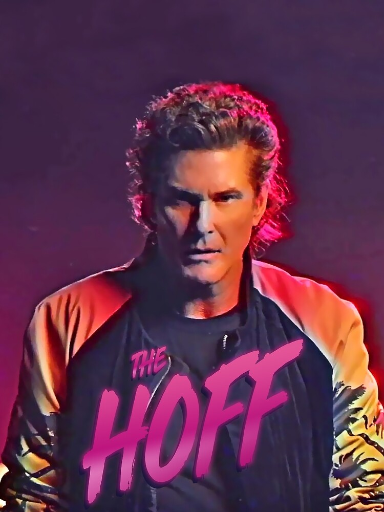 The Hoff - David Hasselhoff Retro Allover Patten by drewanger
