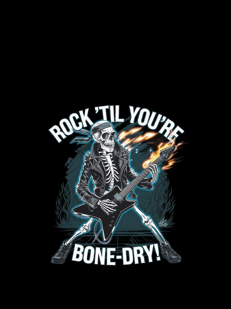 rock and roll skeleton by JMMR
