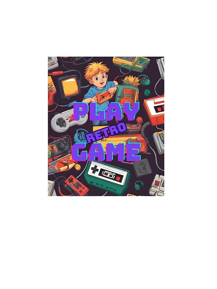 Retro Gaming Vibes — Vintage Games & Old School Fun by Lunaria Arts