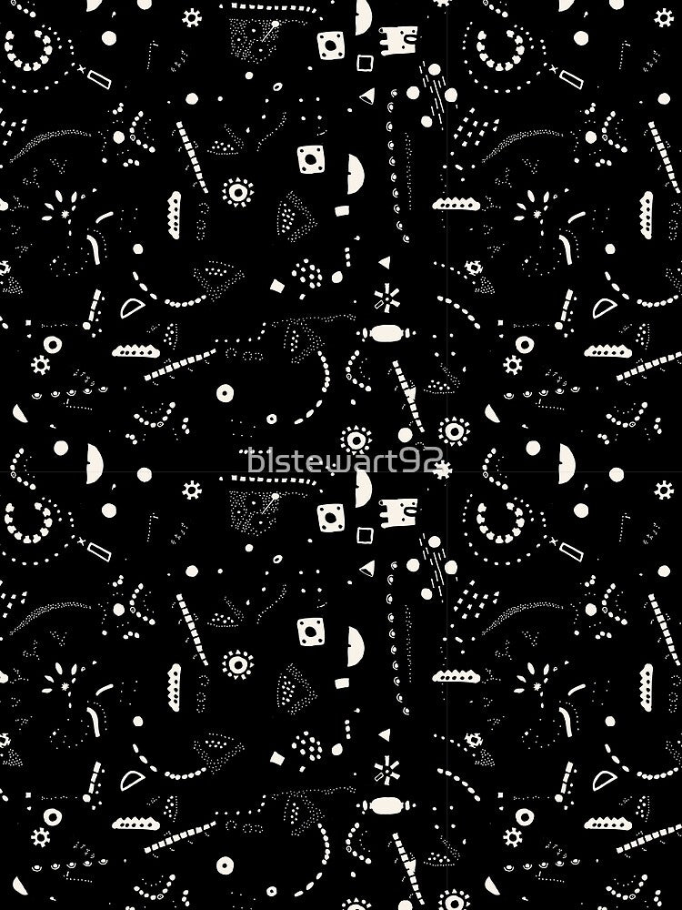 Doodle Pattern - Dark by blstewart92